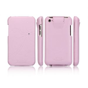  SGP Leather Case Valencia Swarovski Series Pink for iPod touch 4G (SGP07148)